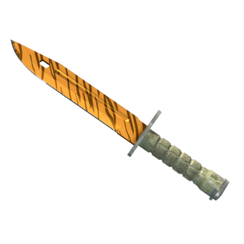 ★ Bayonet | Tiger Tooth, Немного поношенное
