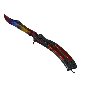 ★ Butterfly Knife | Marble Fade, Немного поношенное