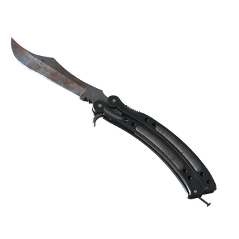 ★ Butterfly Knife | Rust Coat, Поношенное