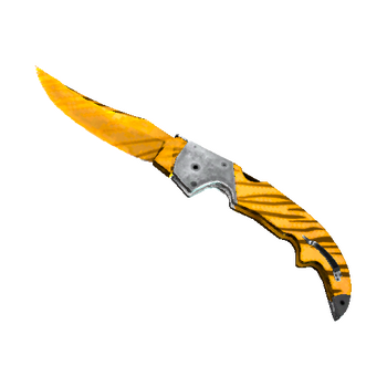 ★ Falchion Knife | Tiger Tooth, Немного поношенное