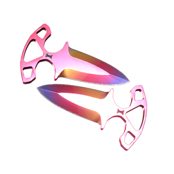 ★ Shadow Daggers | Fade, Немного поношенное
