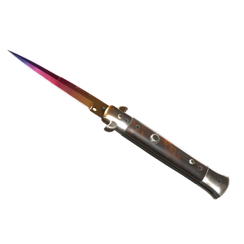 ★ Stiletto Knife | Fade, Немного поношенное