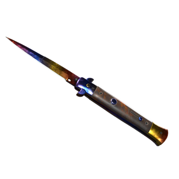 ★ Stiletto Knife | Marble Fade, Немного поношенное