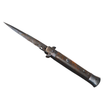 ★ Stiletto Knife | Rust Coat, Well-Worn