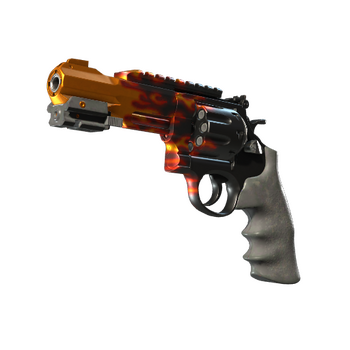 R8 Revolver | Blaze, Minimal Wear