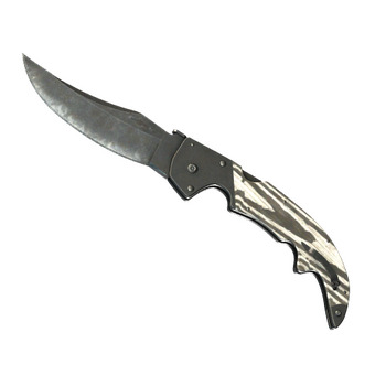 ★ Falchion Knife | Black Laminate, Field-Tested