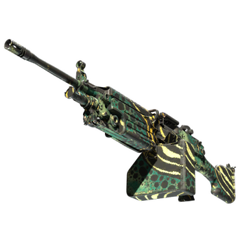 M249 | Emerald Poison Dart, Field-Tested