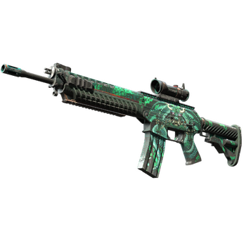 SG 553 | Dragon Tech, Field-Tested