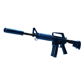 M4A1-S | Blue Phosphor, Немного поношенное