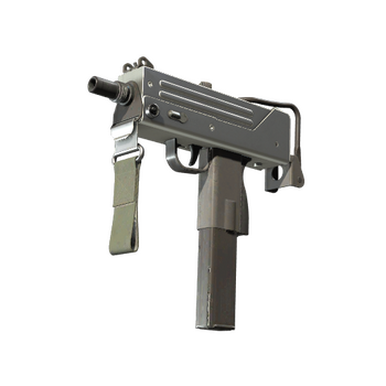 MAC-10 | Silver, Немного поношенное