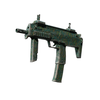 MP7 | Teal Blossom, Field-Tested
