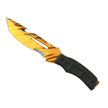★ Survival Knife | Tiger Tooth, Немного поношенное