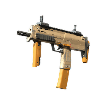 MP7 | Short Ochre, Field-Tested