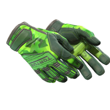 ★ Specialist Gloves | Lime Polycam, Field-Tested