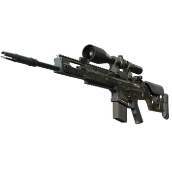 SCAR-20 | Army Sheen, Field-Tested