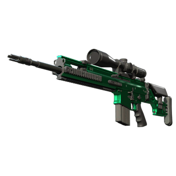 SCAR-20 | Emerald, Немного поношенное